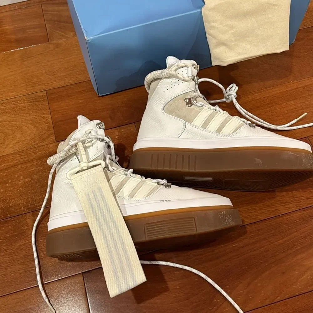 NWT Adidas x IVY Park High Top Platform Sneaker Icy Park Beyonce White 9.5‎